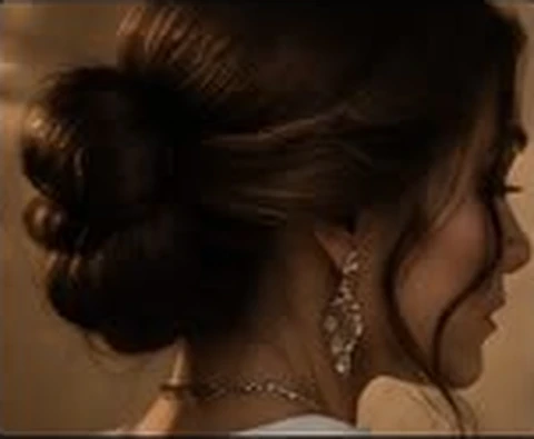 Elegant formal hairstyle